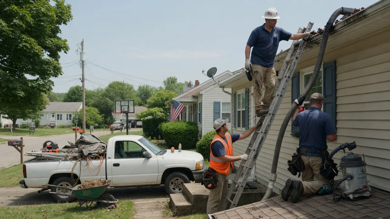 Gutter Installation in Freelandville, IN near me